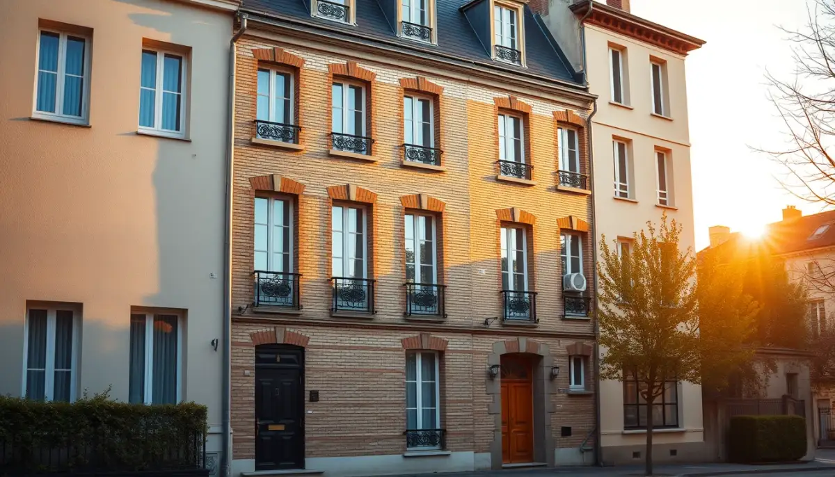 Immeuble résidentiel à Paris avec des améliorations énergétiques