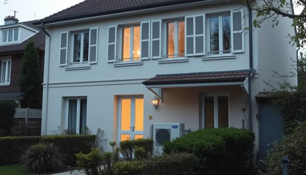 Maison en région parisienne équipée d'une pompe à chaleur hybride gaz