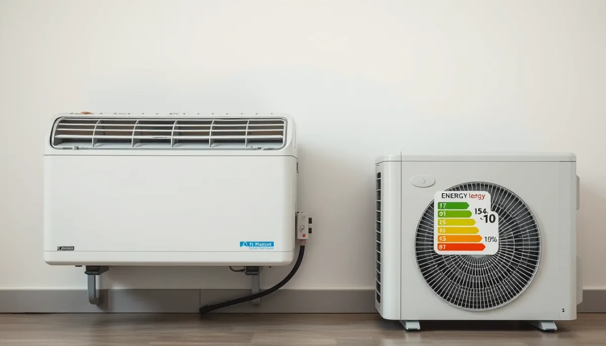Comparaison entre une ancienne climatisation et un modèle récent économe en énergie