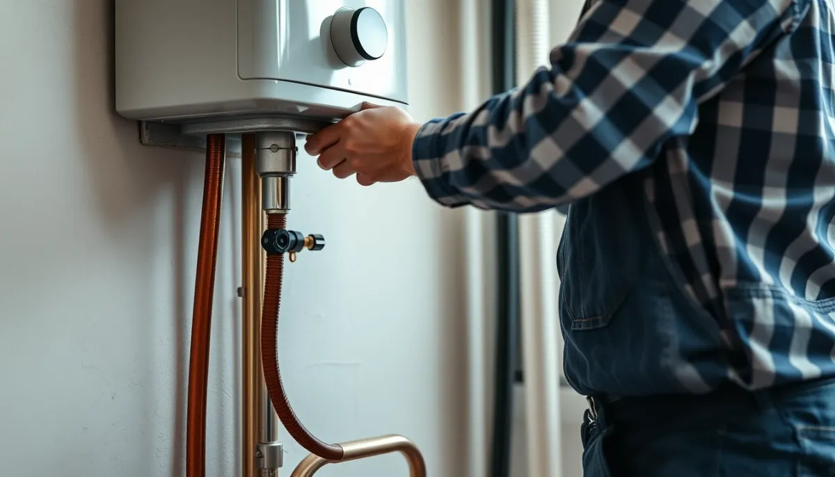 Installation d'un chauffe-eau thermodynamique par un professionnel