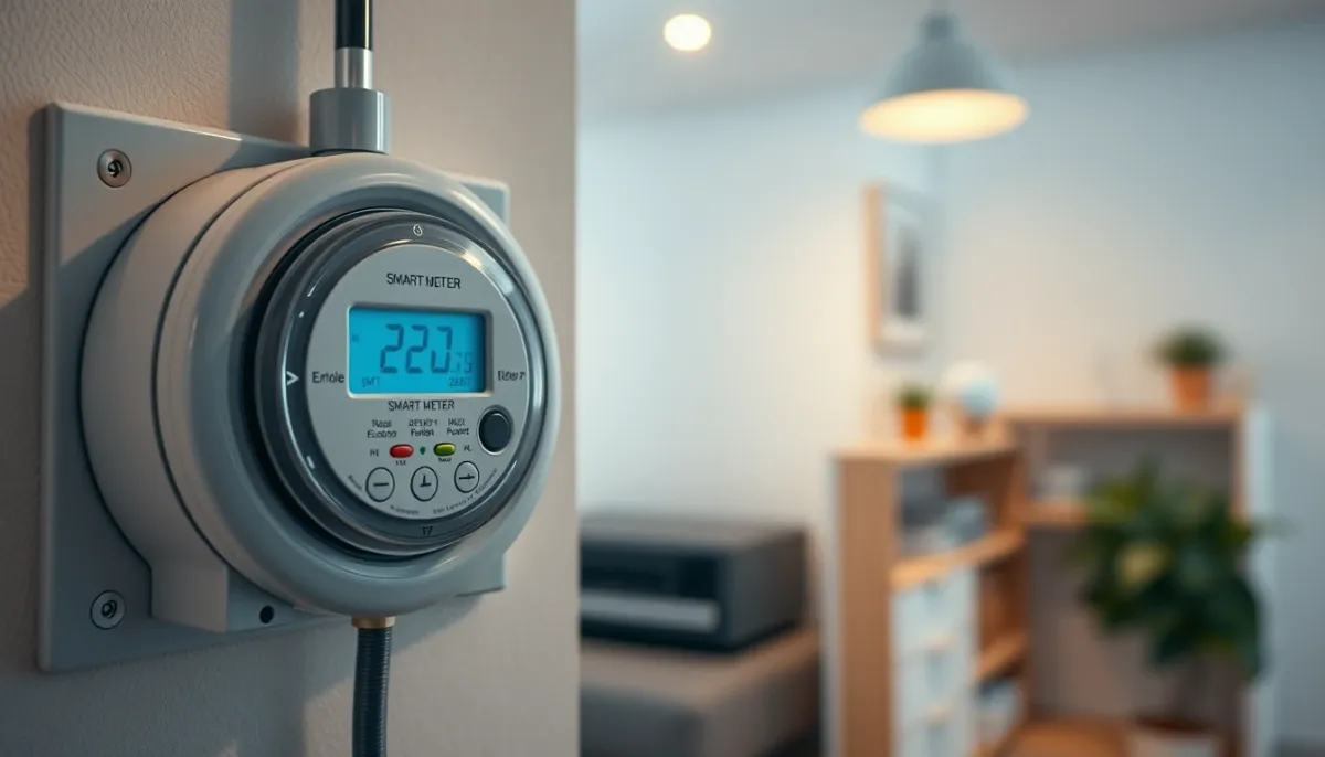 Compteur électrique Linky installé dans un logement, pour illustrer le coût de l'abonnement